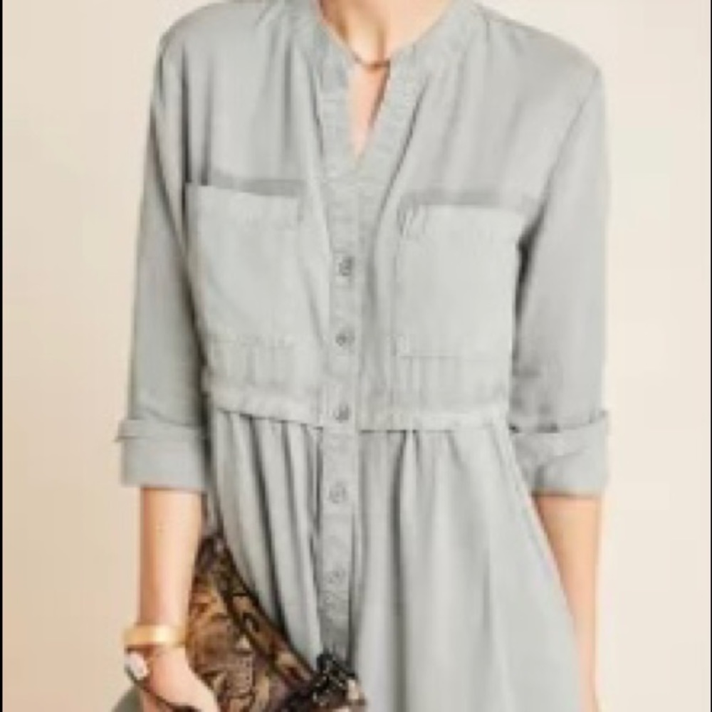 Cloth and Stone for Anthropologie grey dress